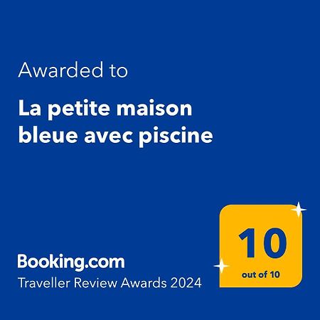 La Petite Maison Bleue Avec Piscine Loubejac Eksteriør billede