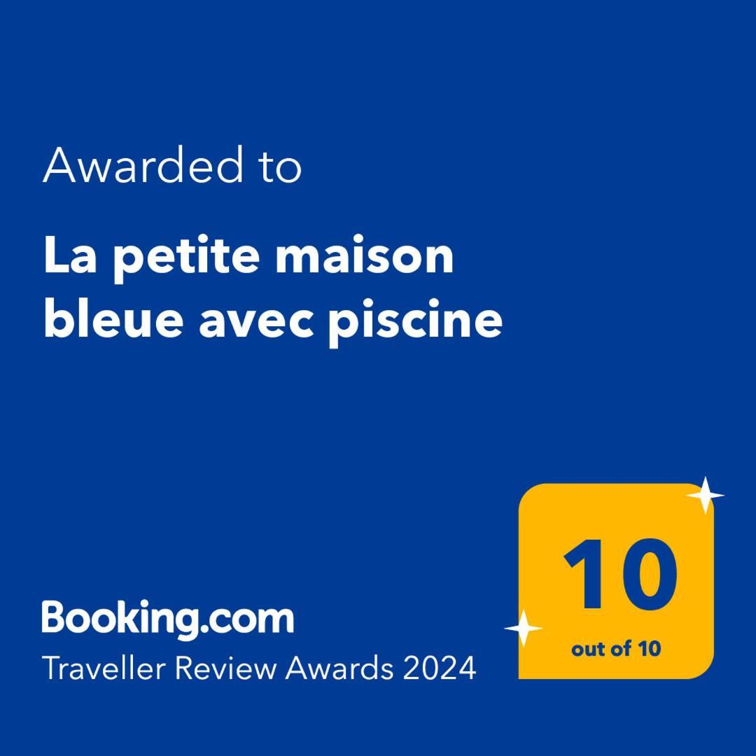 La Petite Maison Bleue Avec Piscine Loubejac Eksteriør billede